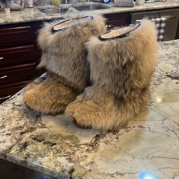 HURON MOC ENR Genuine Canadian fur boots - Picture 6 of 10